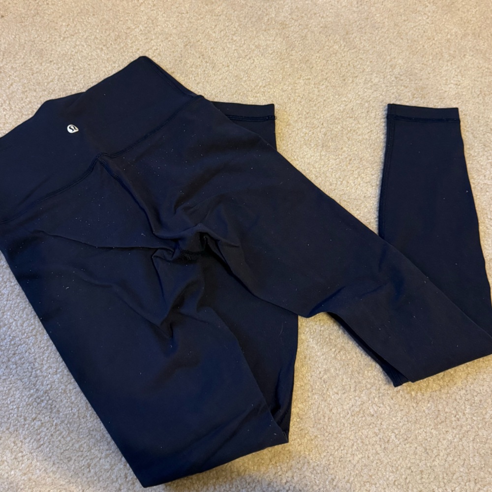 Lulu Navy Wunder Under Leggings